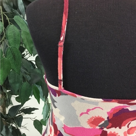 Loft for ANN Taylor  Medium multi colored adjustable strap cami - Picture 2 of 15
